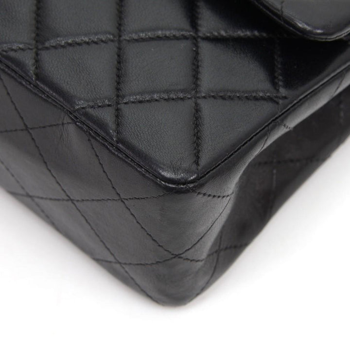 double flap shoulder bag