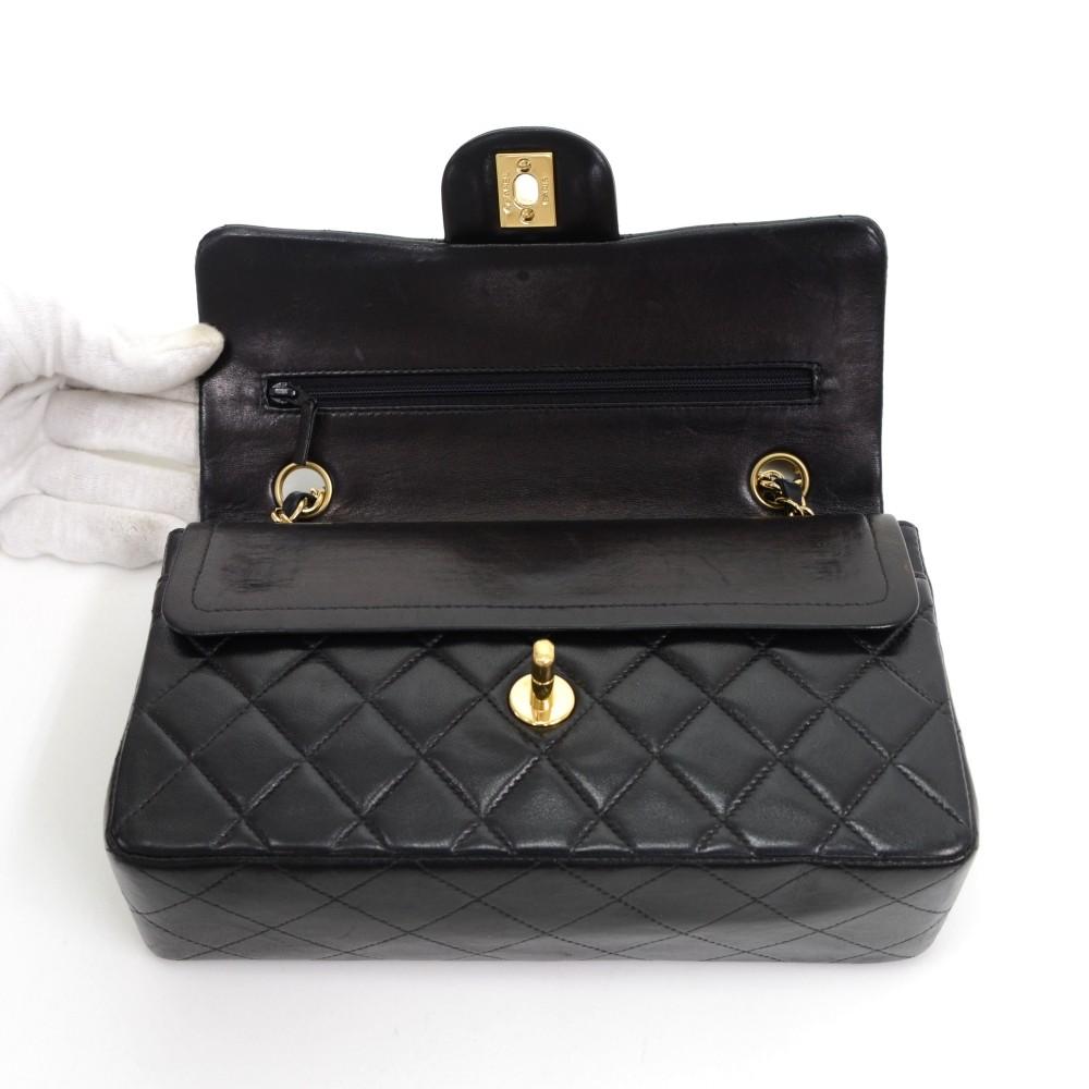 double flap shoulder bag