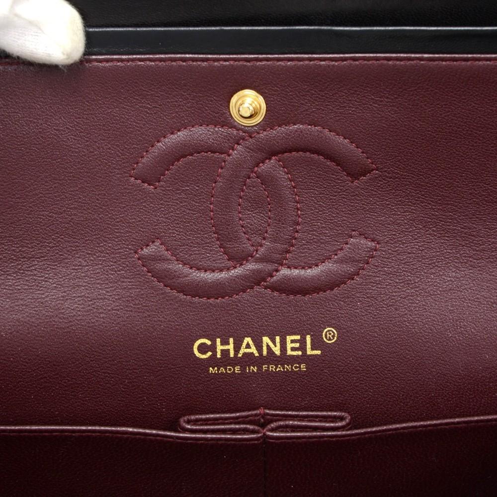 double flap shoulder bag
