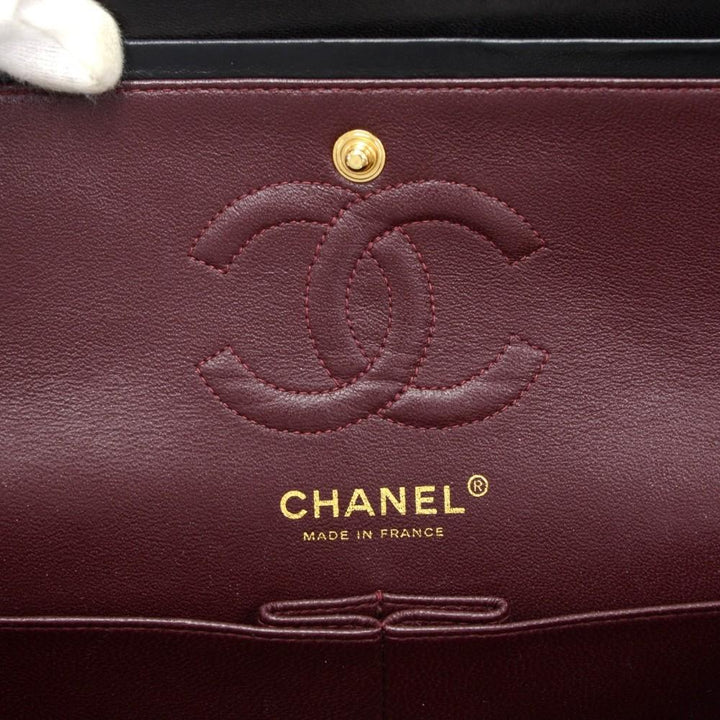double flap shoulder bag