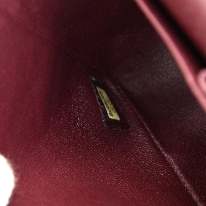 double flap shoulder bag