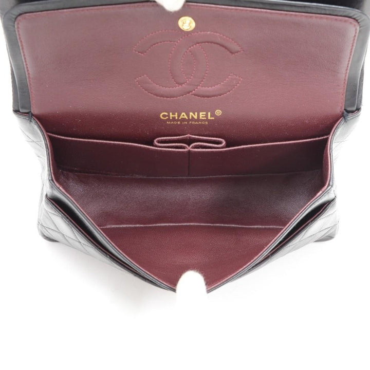 double flap shoulder bag