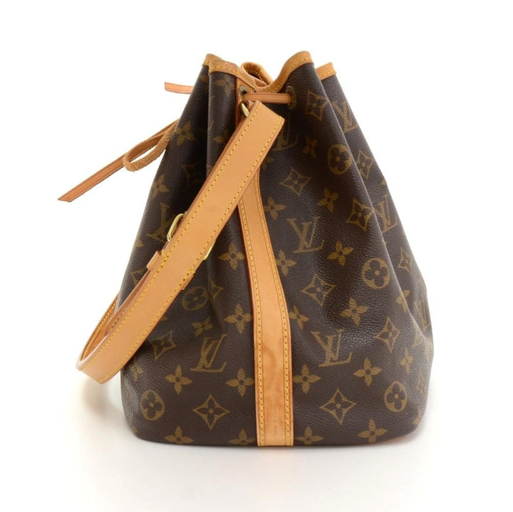 petite noe monogram canvas bag