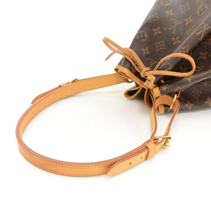 petite noe monogram canvas bag