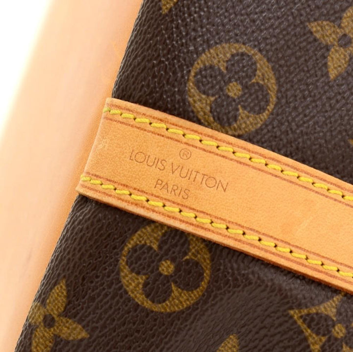 petite noe monogram canvas bag