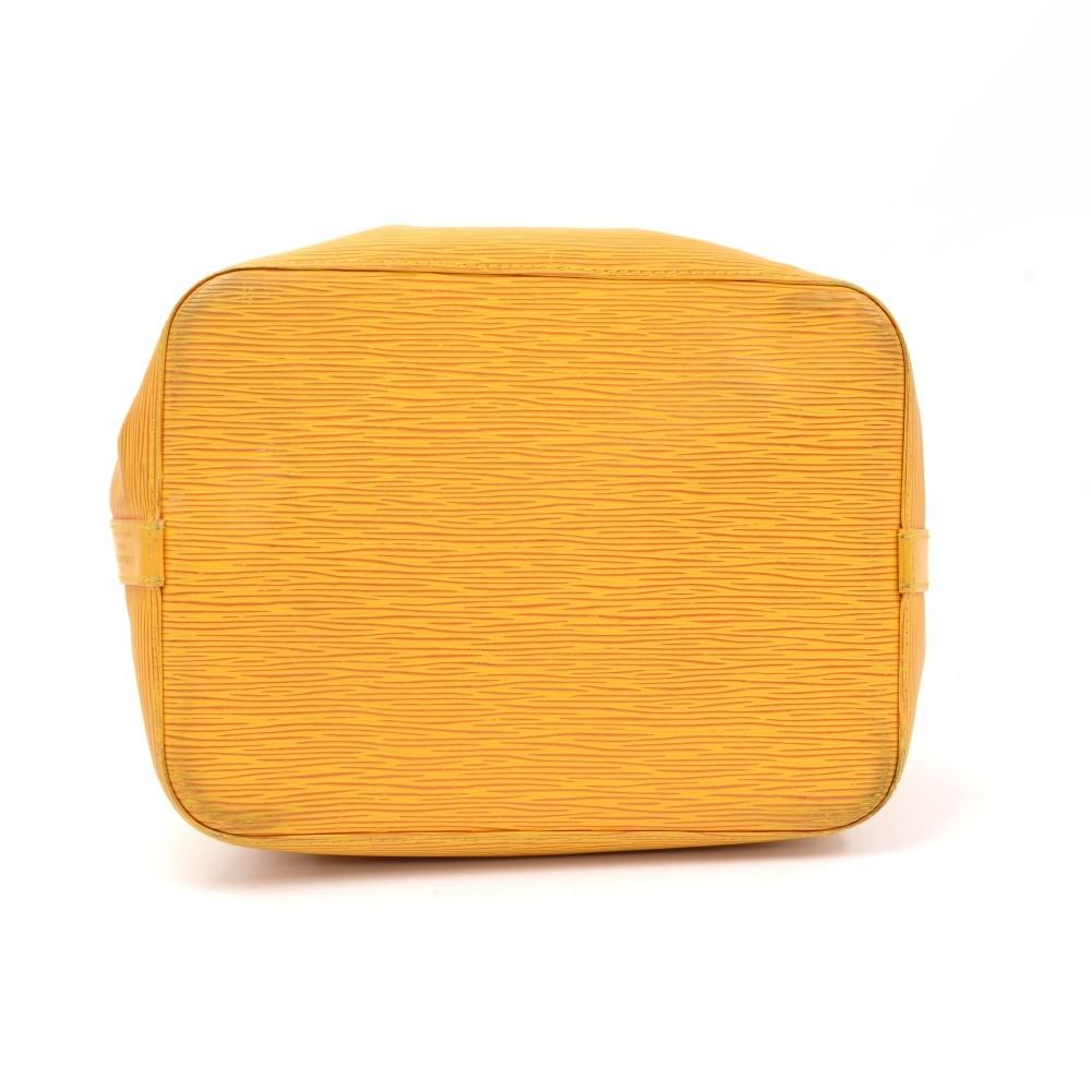 petit noe yellow epi leather bag