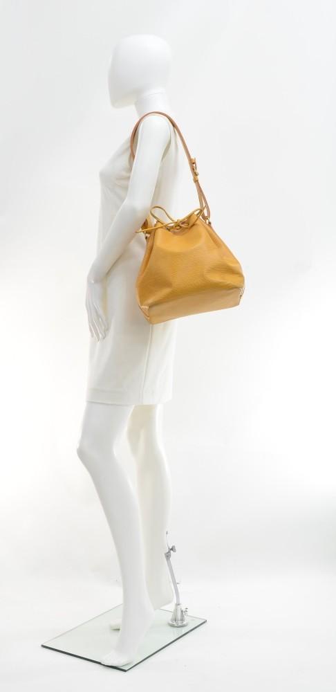petit noe yellow epi leather bag
