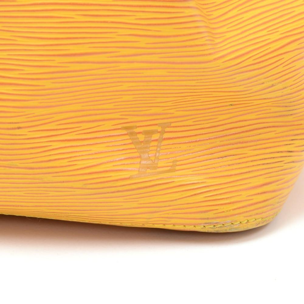petit noe yellow epi leather bag