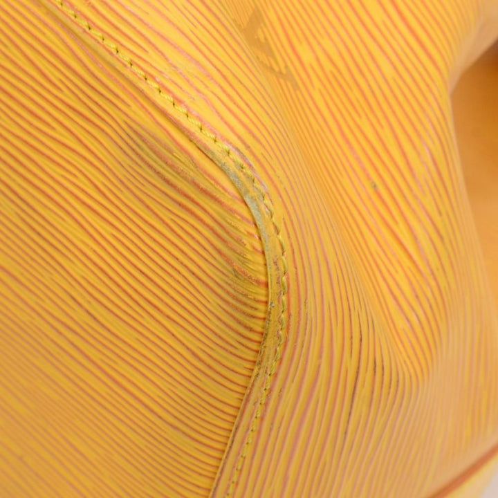 petit noe yellow epi leather bag
