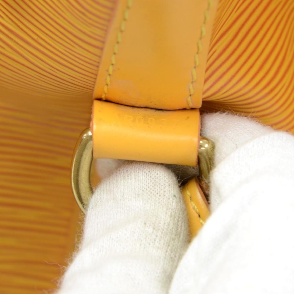 petit noe yellow epi leather bag
