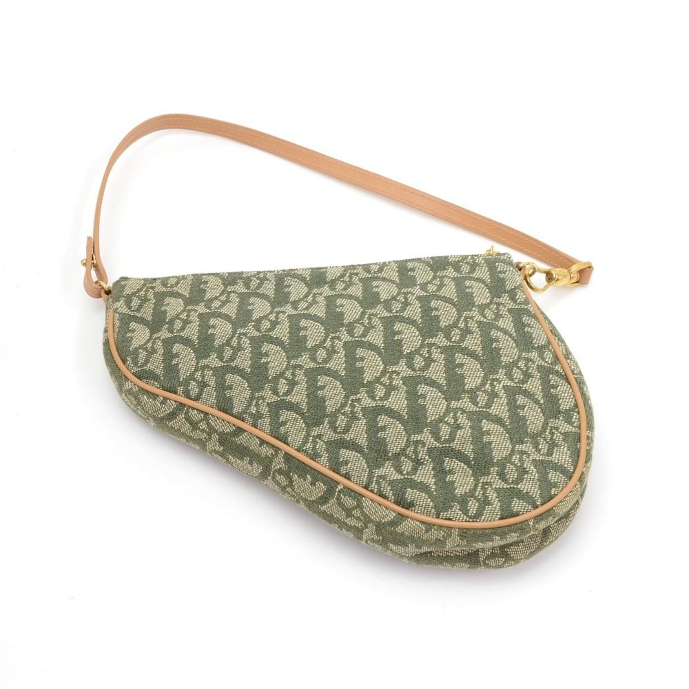 saddle monogram canvas mini bag