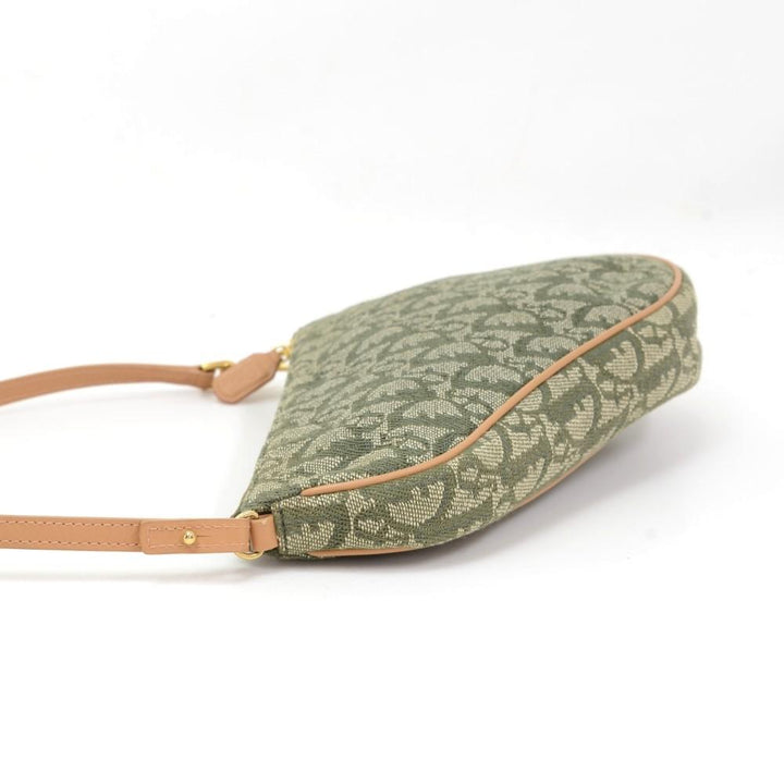 saddle monogram canvas mini bag