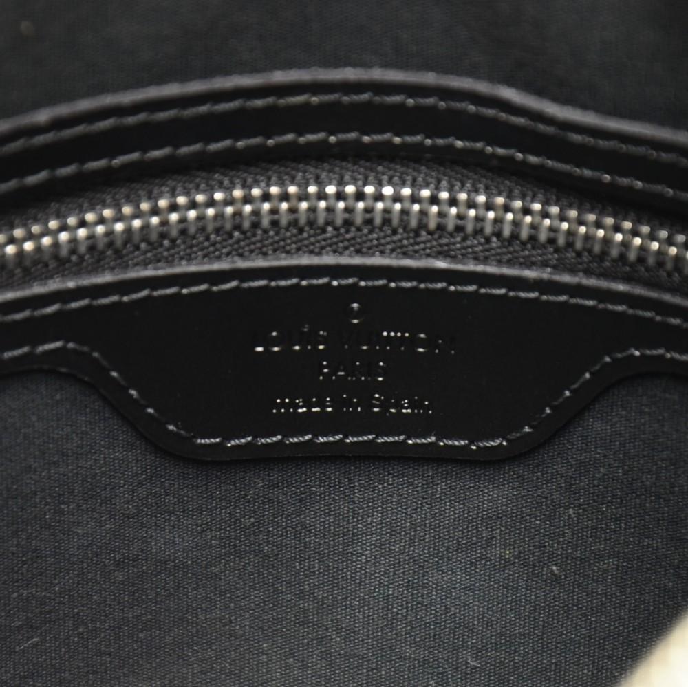 stockton monogram mat leather handbag