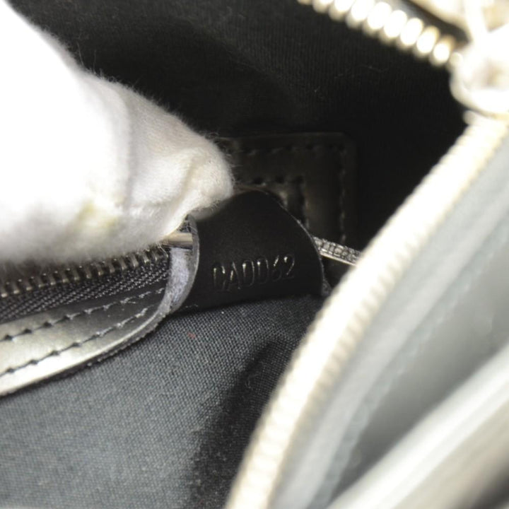 stockton monogram mat leather handbag