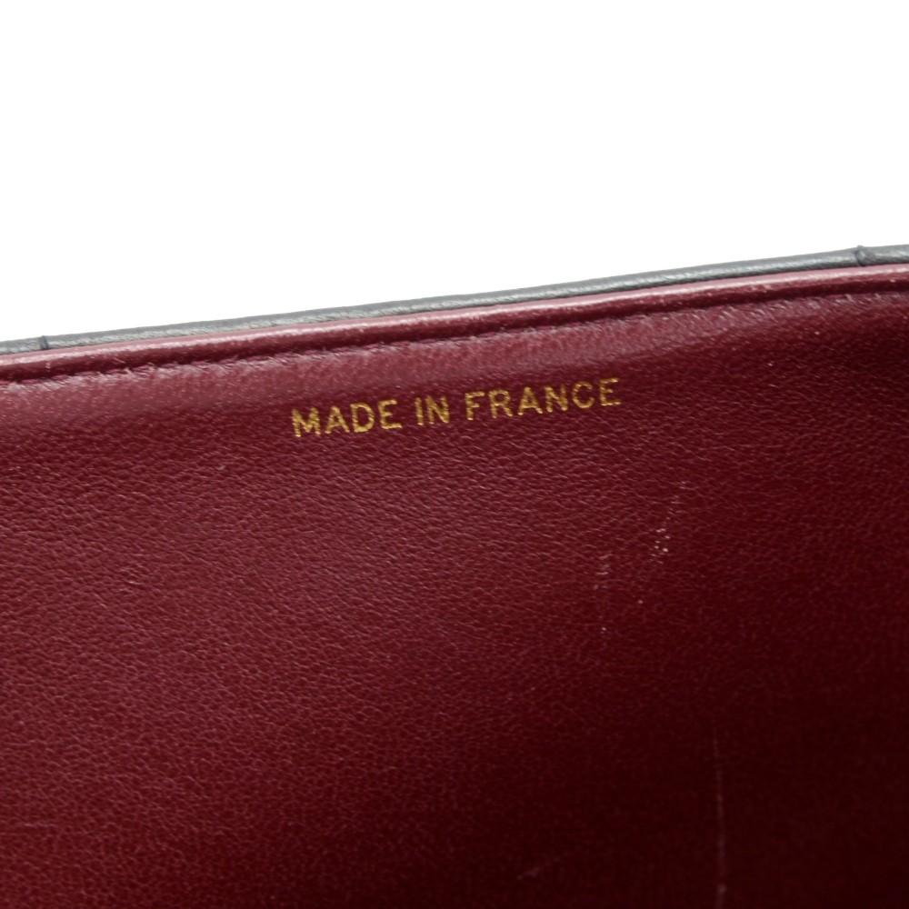 jumbo quilted lambskin leather shoulder bag