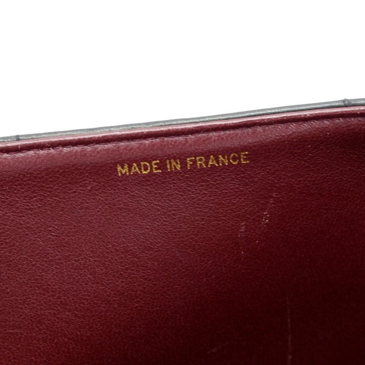 jumbo quilted lambskin leather shoulder bag