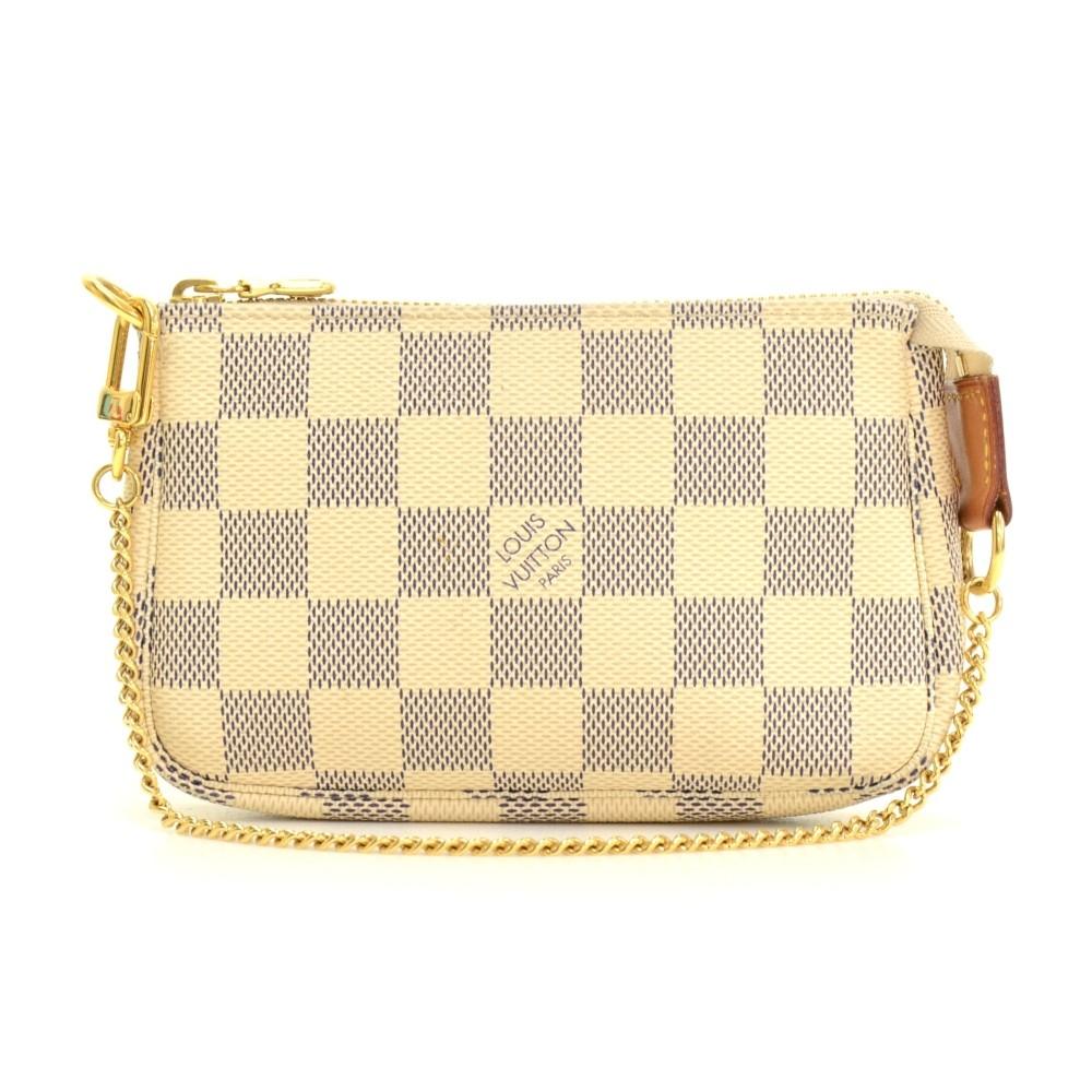 damier azur canvas pochette accessoires evening bag