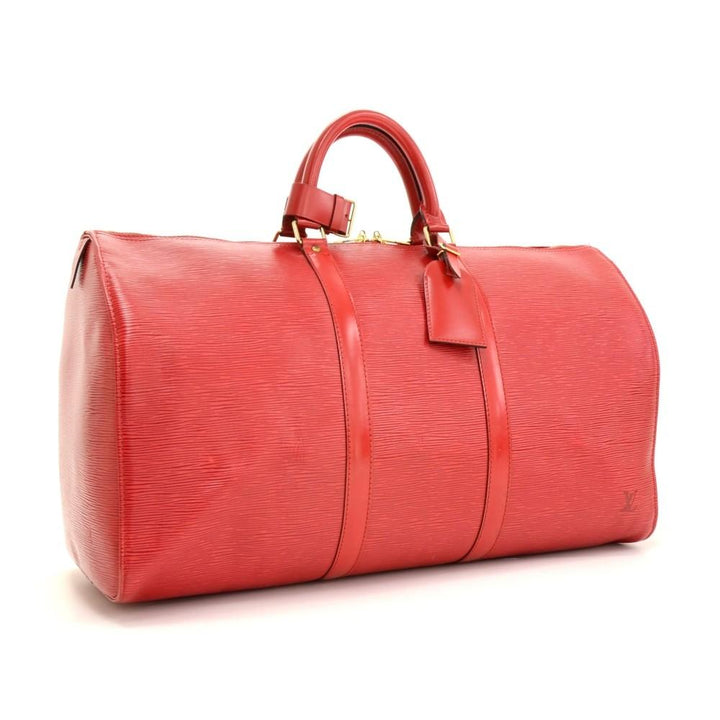 keepall 50 epi leather travel bag