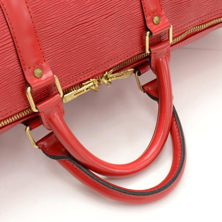 keepall 50 epi leather travel bag