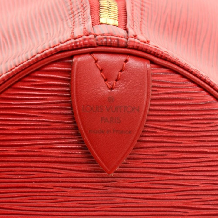 keepall 50 epi leather travel bag