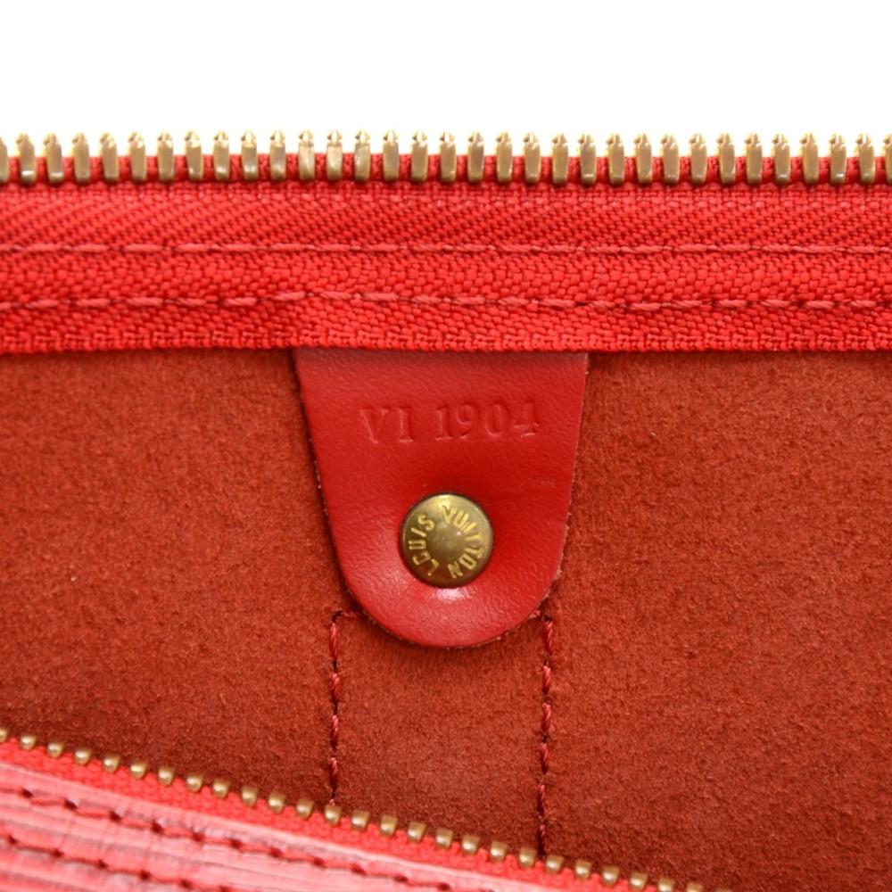 keepall 50 epi leather travel bag