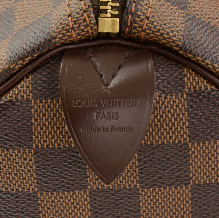 speedy 25 damier ebene handbag