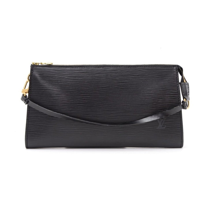 epi leather pochette accessoires evening bag