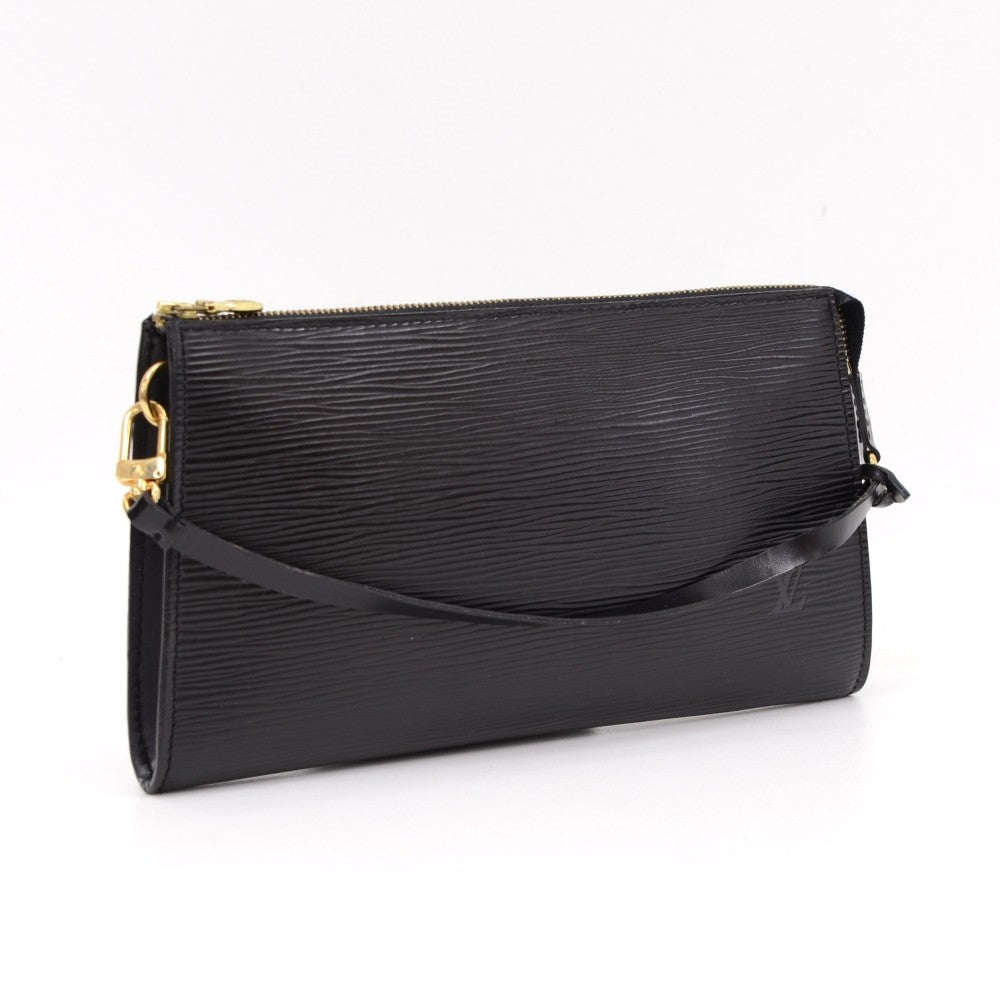 epi leather pochette accessoires evening bag