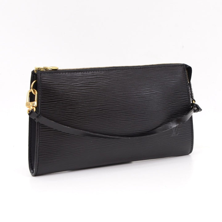 epi leather pochette accessoires evening bag