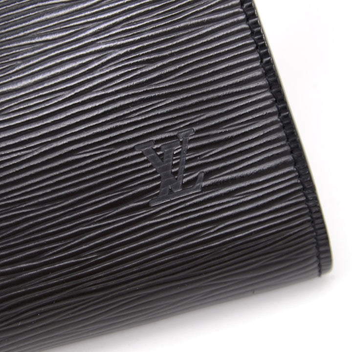 epi leather pochette accessoires evening bag