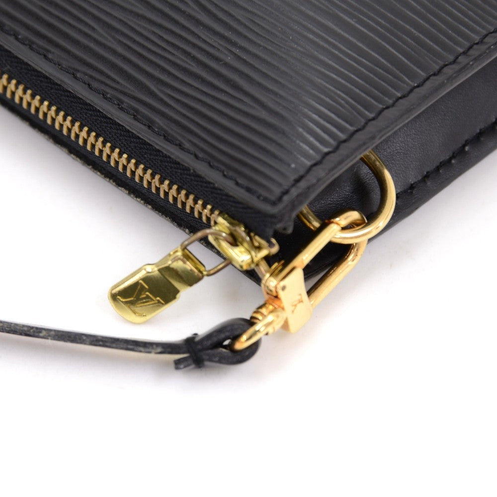 epi leather pochette accessoires evening bag