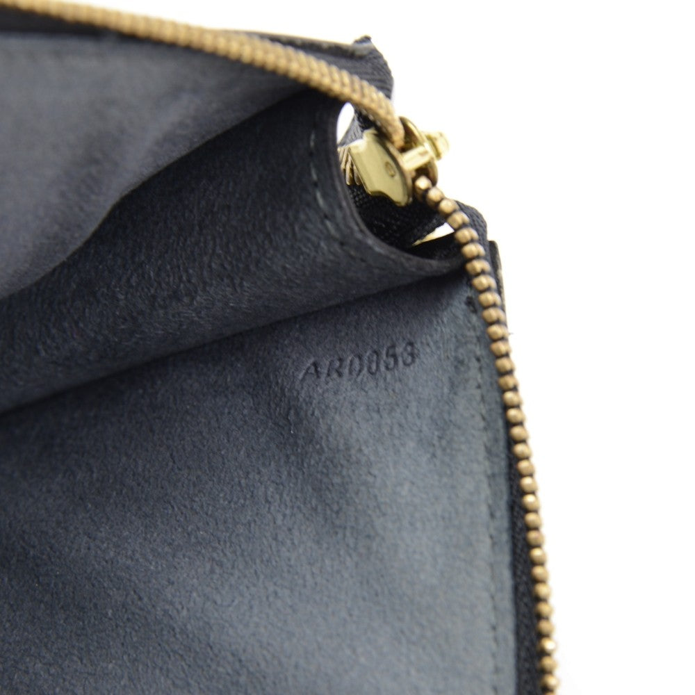 epi leather pochette accessoires evening bag