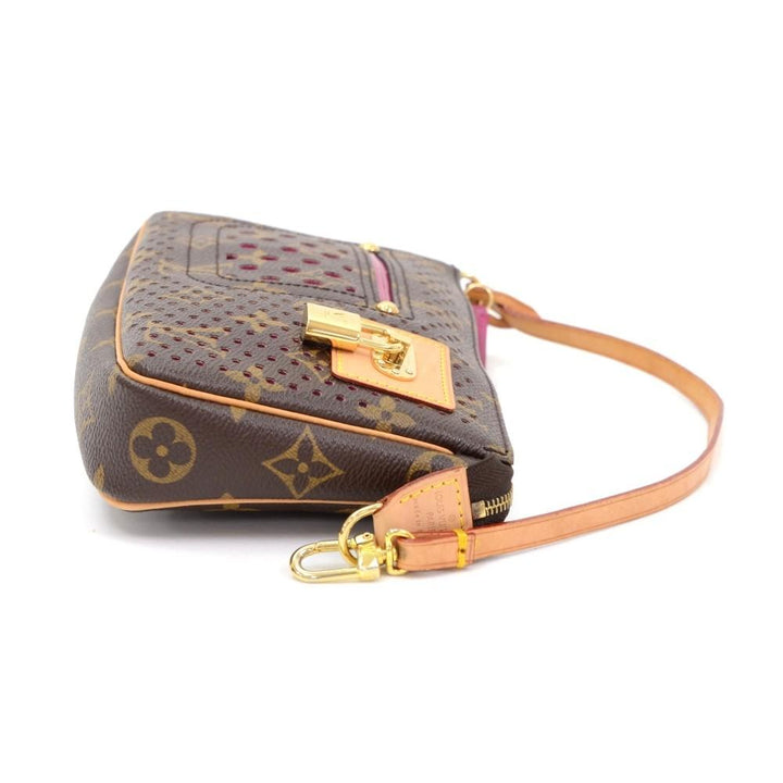 perforated monogram canvas accessoires evening bag - 2006 limited edition
