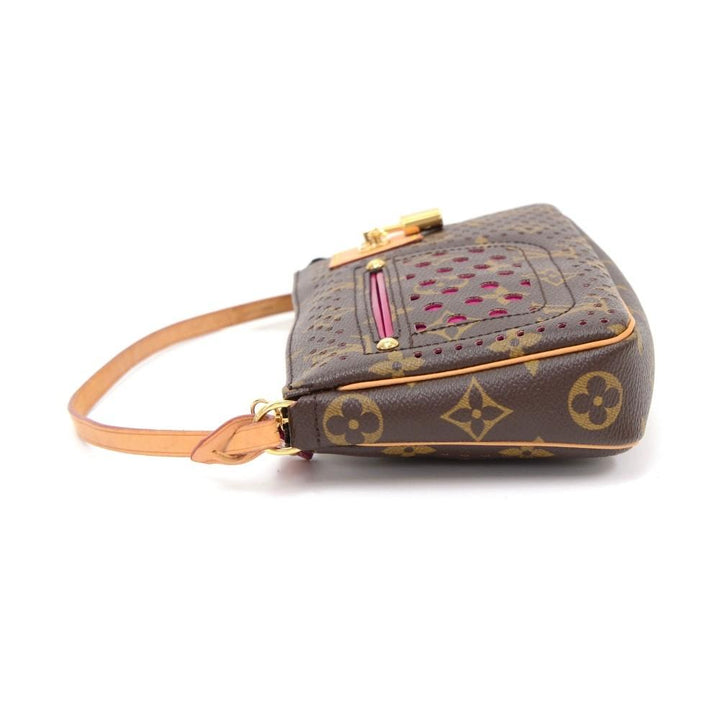 perforated monogram canvas accessoires evening bag - 2006 limited edition