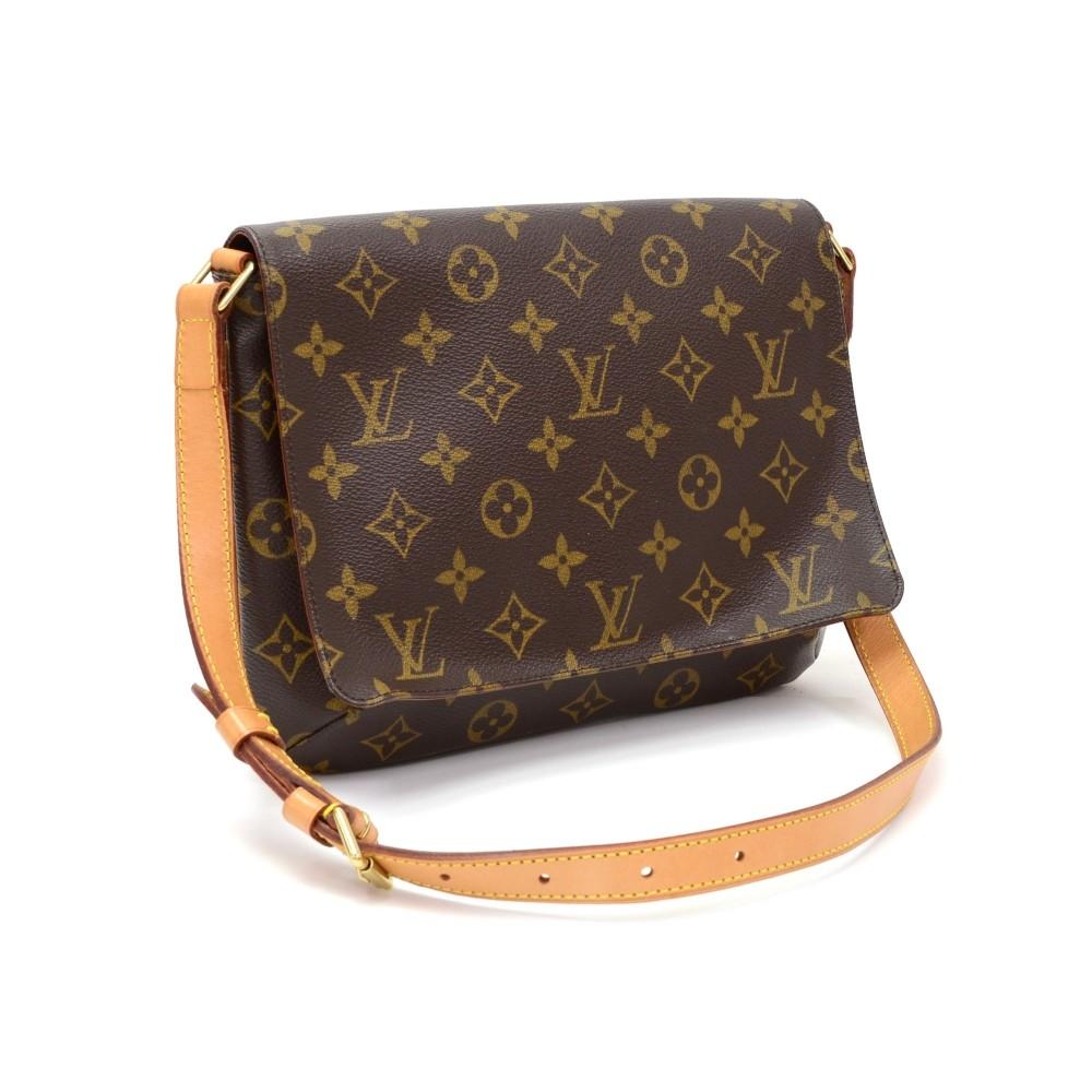 musette tango monogram canvas shoulder bag
