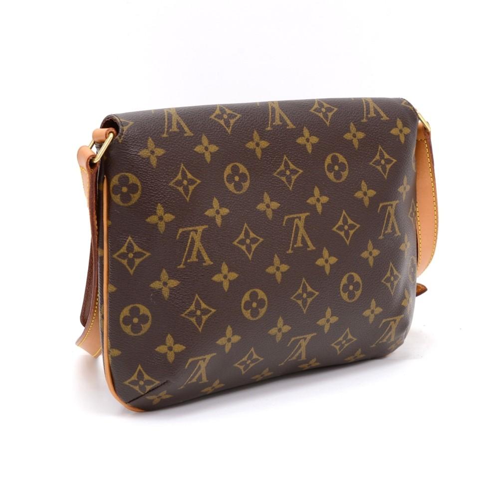 musette tango monogram canvas shoulder bag