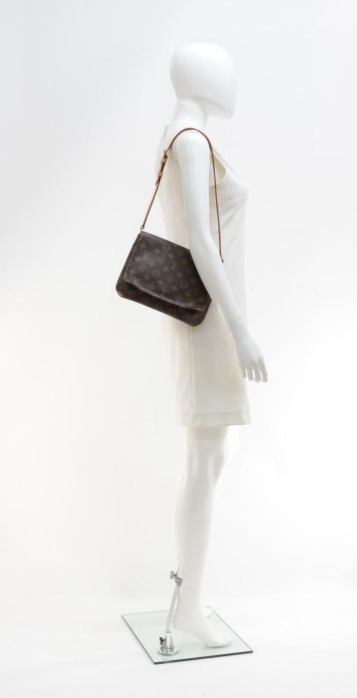 musette tango monogram canvas shoulder bag