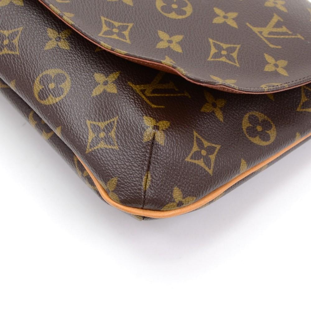 musette tango monogram canvas shoulder bag