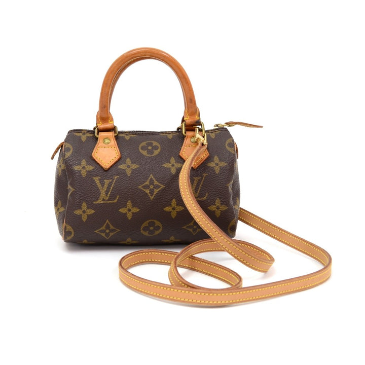 mini speedy handbag with strap