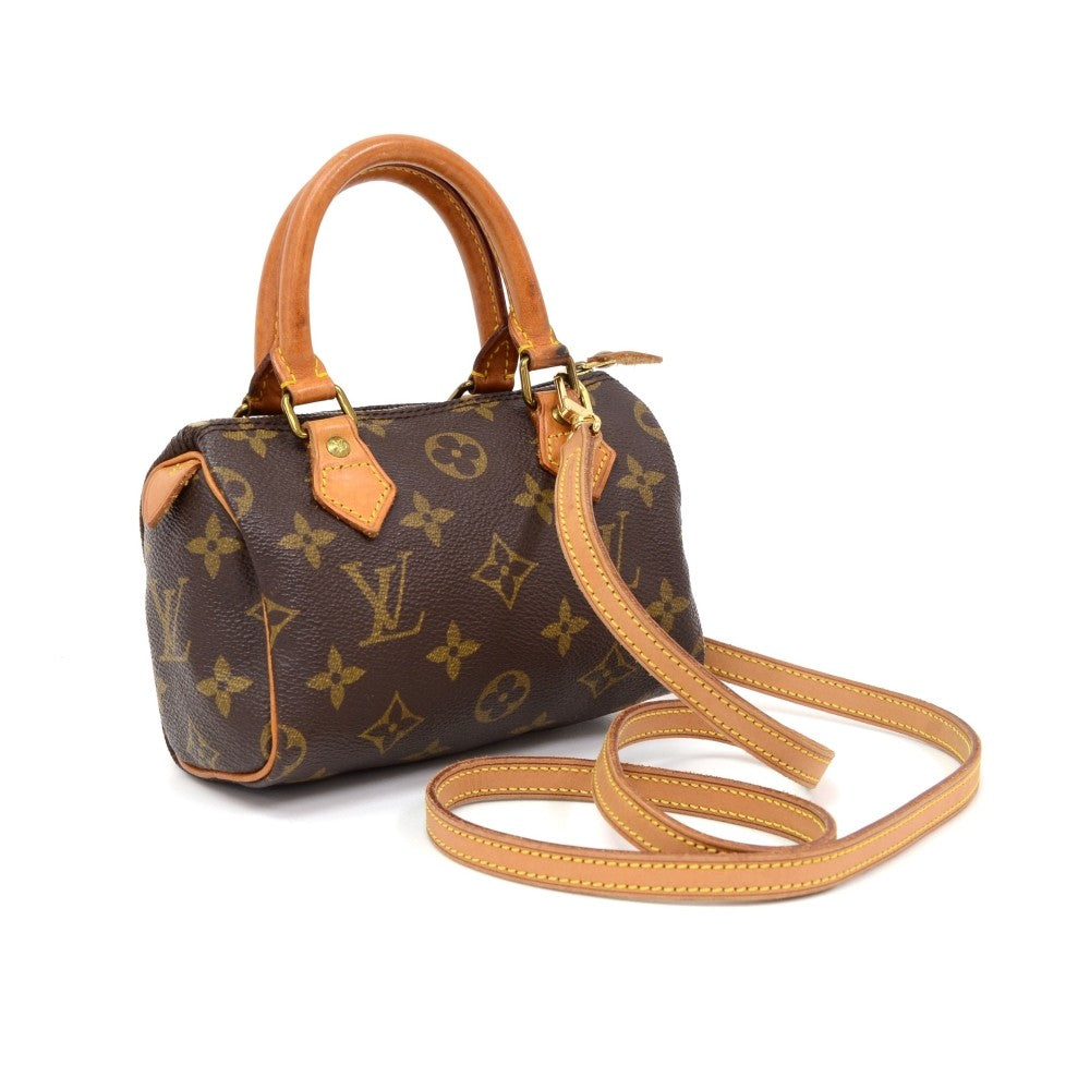 mini speedy handbag with strap
