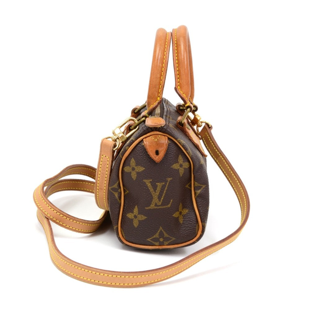 mini speedy handbag with strap