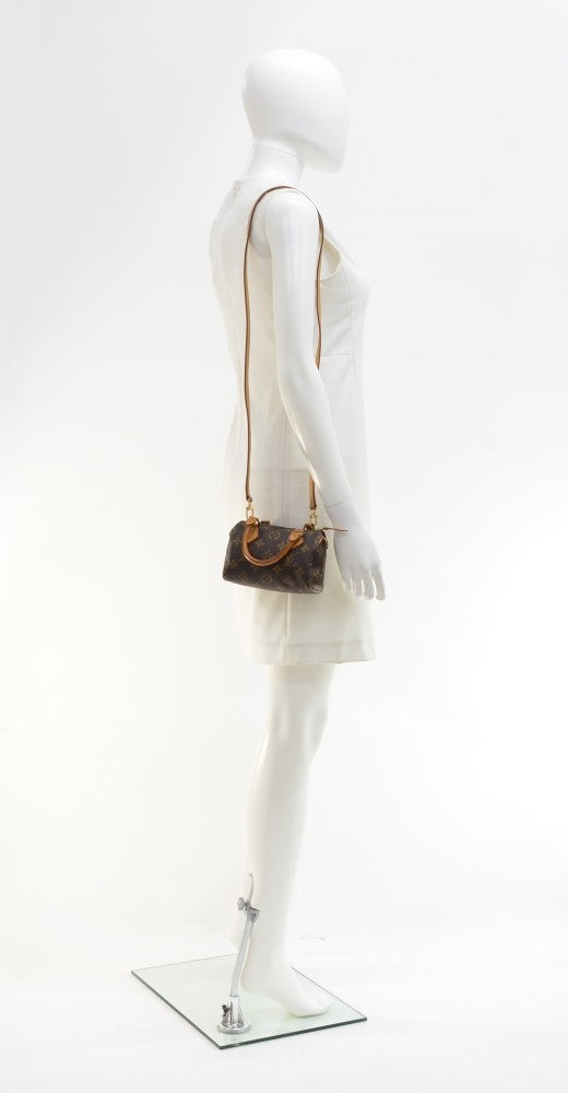 mini speedy handbag with strap