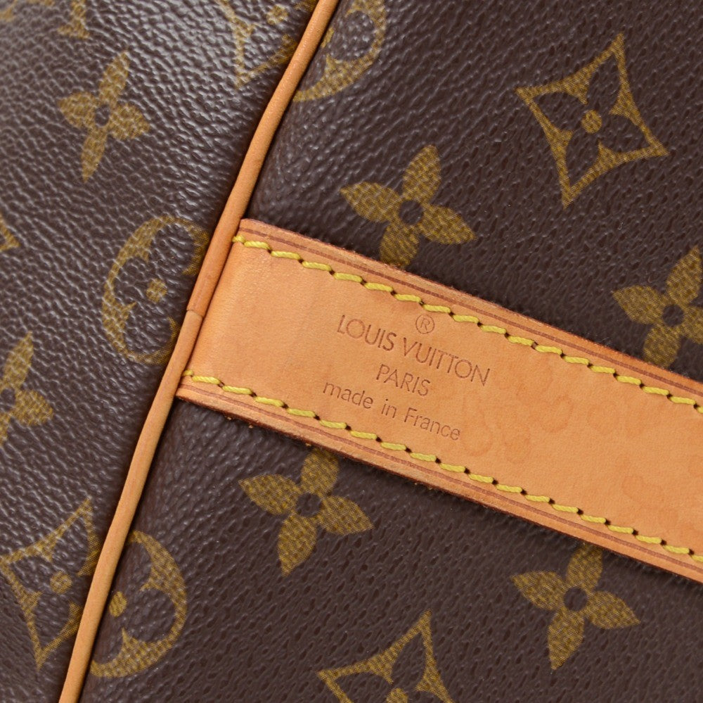 monogram canvas keepall 55 bandouliere duffel bag with strap