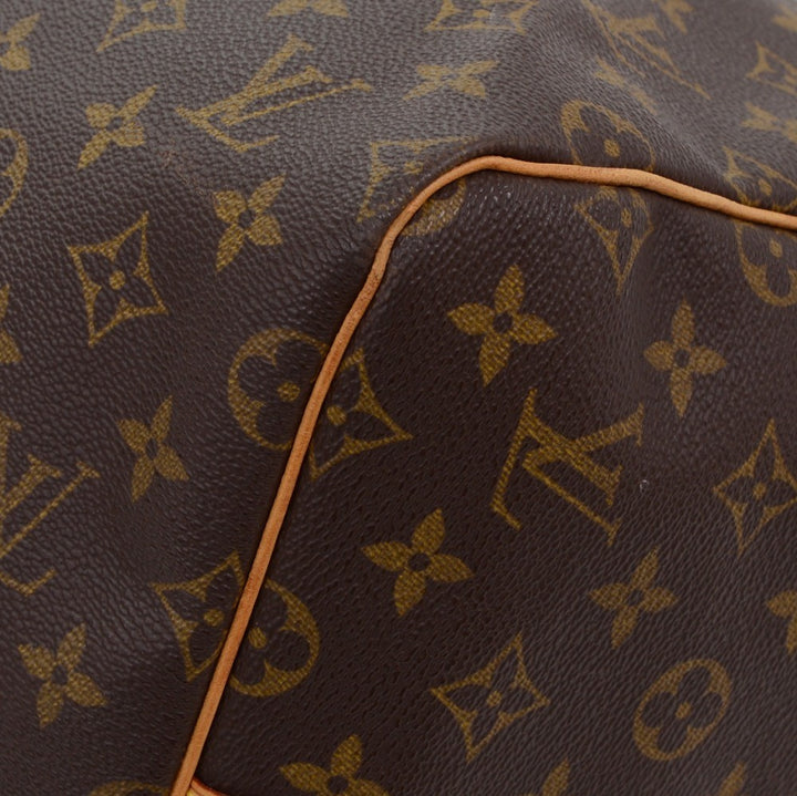 monogram canvas keepall 55 bandouliere duffel bag with strap