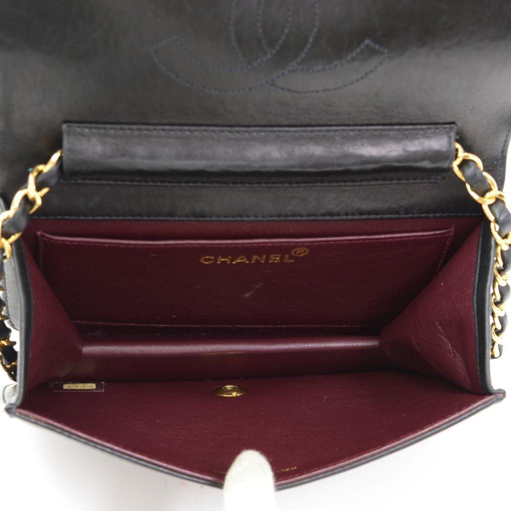 mini quilted leather shoulder bag