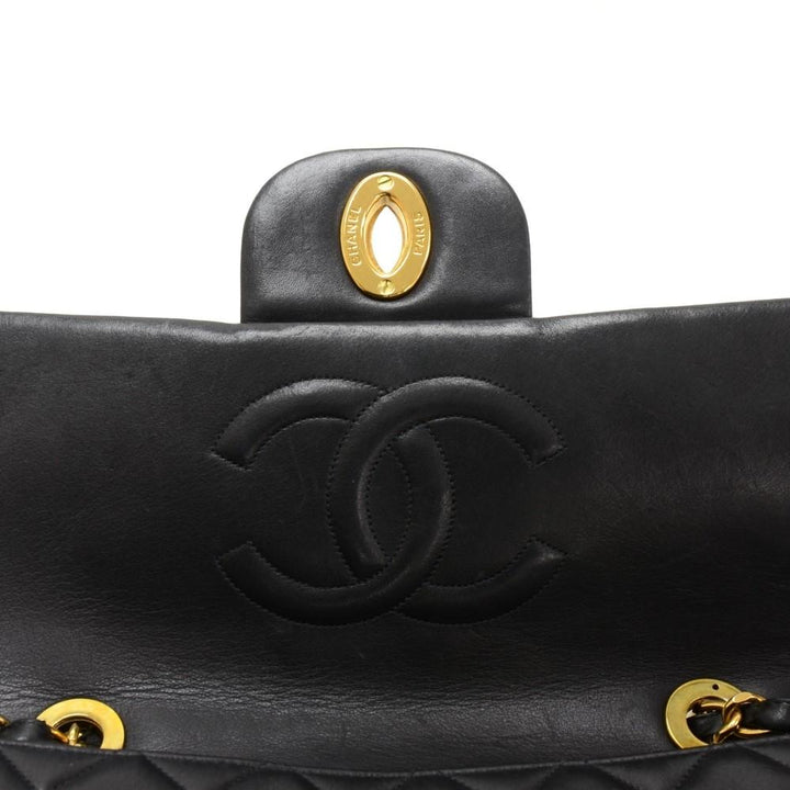 13" maxi quilted lambskin leather shoulder bag