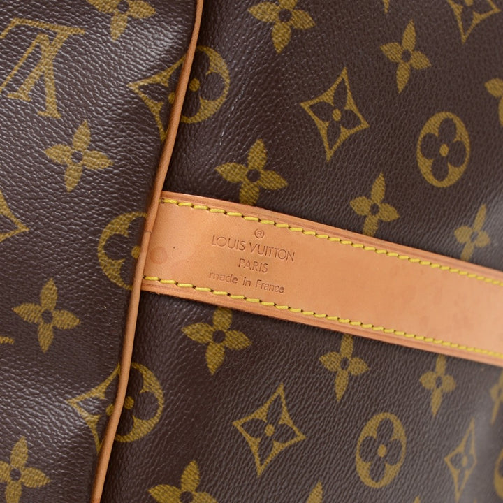 monogram canvas keepall 55 bandouliere duffel bag with strap