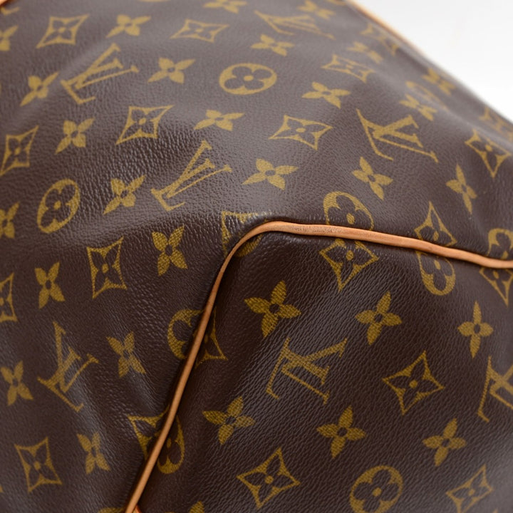monogram canvas keepall 55 bandouliere duffel bag with strap