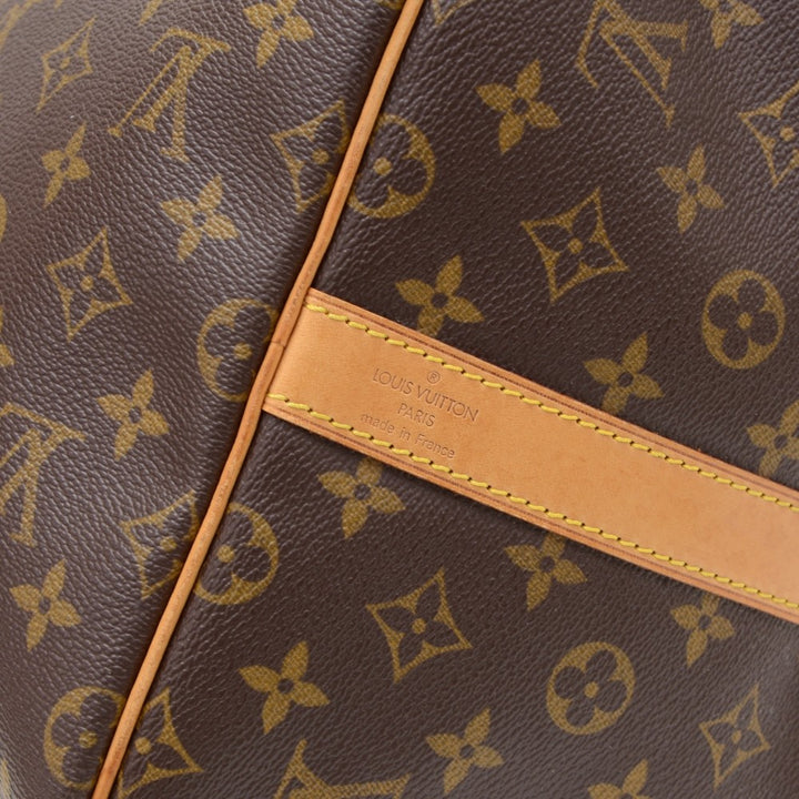 monogram canvas keepall 55 bandouliere duffel bag with strap
