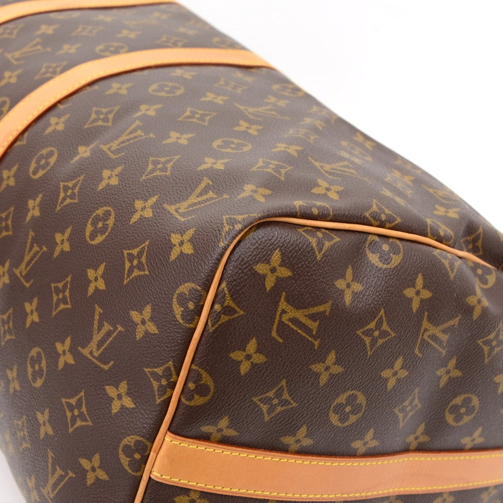 monogram canvas keepall 55 bandouliere duffel bag with strap